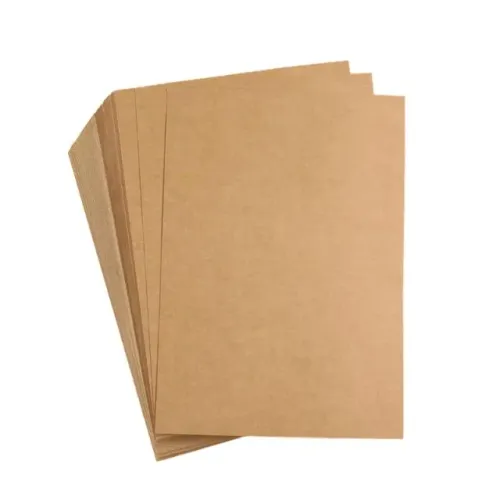 100 Fls Papel Kraft Pardo Natural 240g 22x32 cm
