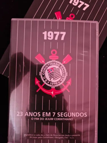 R$ 30 | Dvd Corinthians | 1977 | Basílio | 23 anos em 7 segundos | Dvd Perfeito Estado