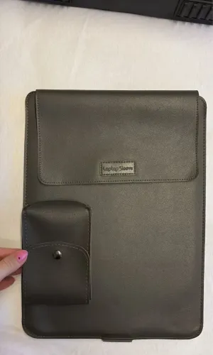 Bolsa de Couro para Macbook Notebook