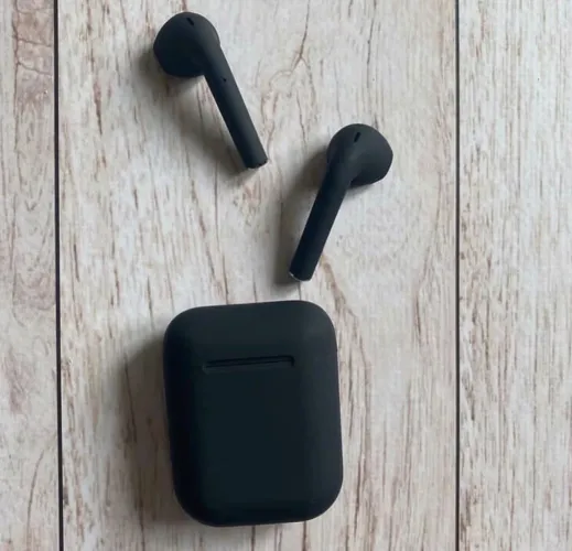 Fone AirPods sem fio preto