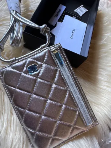 Bolsa Chanel para celular e pequenos itens Premium 