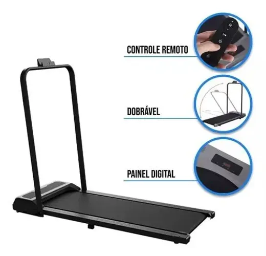 Esteira Elétrica Slim KNakasaki - 100% Digital e Dobrável - R$ 1.000