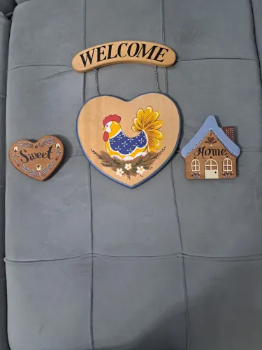 Kit Decoração de Parede - Bem-vindo, Sweet Home