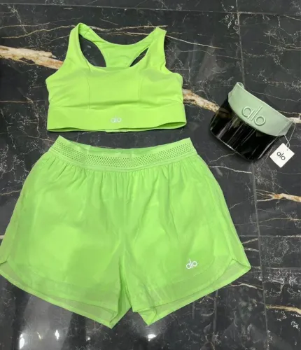 Conjunto Esportivo Verde Neon Alo