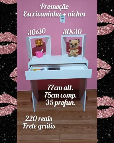 Escrivaninha + nicho 