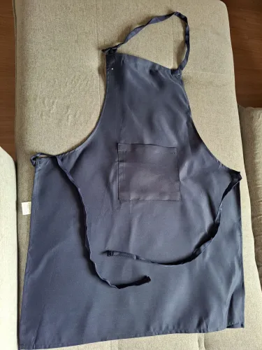 Kit Aventais de Cozinha Azul Escuro para Pais e filhos