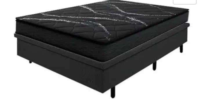   Cama molas ensacadas 1,98x 1,58 nova 