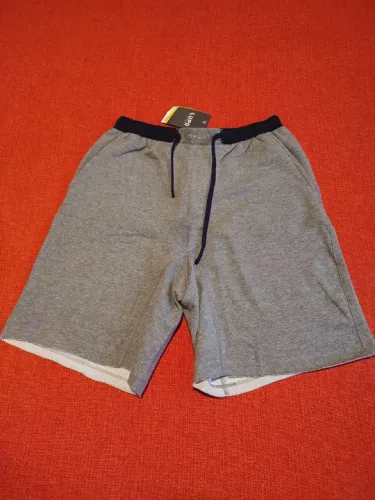 Short de Moletom Cinza Lupo Sport