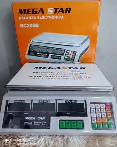 Balança instar pesa de 2g ate 40kg garantia de 6 meses para uso comercio produto novo 