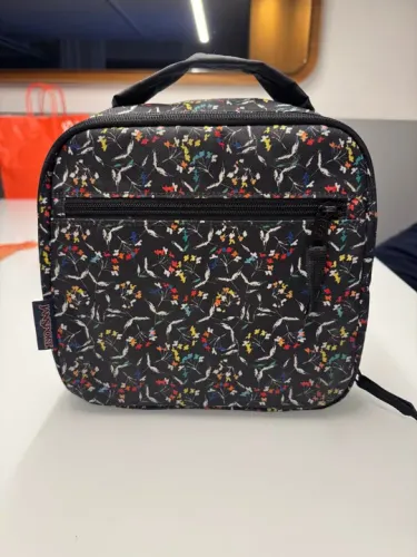 Lancheira Térmica Jansport Floral - Preta - Nova