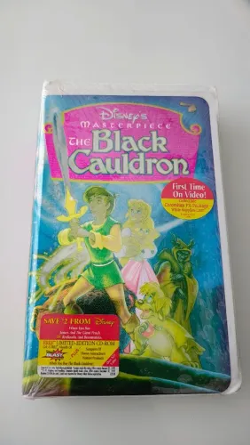 VHS RaRo Disney THE BLACK CAULDRON EDIÇÃO LUXO