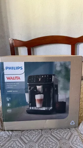 CAFETEIRA PHILIPS WALITA LATTEGO SÉRIE 4400 - NOVA / LACRADA