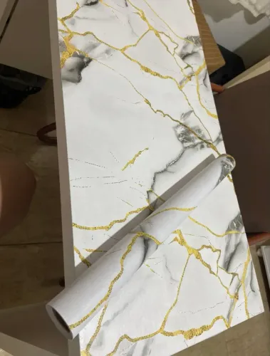 Papel de Parede Efeito Mármore de Luxo Premium