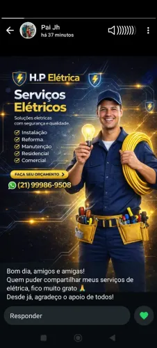 Eletricista predial e residencial industrial.