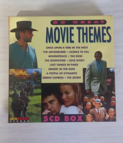Box 5 CDs Movie Themes Original usado.