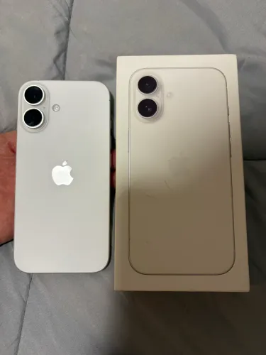 IPHONE 16 BRANCO - 128 GB - MUITO CONSERVADO 