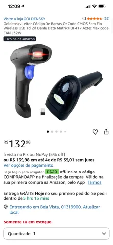 Leite de QR CORE. + Mini Impressora