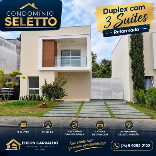 EDSON C. APRESENTA DÚPLEX COM 3 SUÍTES NO SELETTO RESIDENC REFORMADO