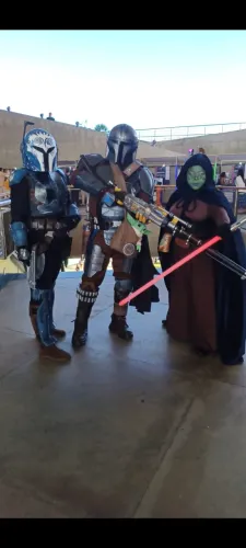 COSPLAY MANDALORIANO STAR WARS.