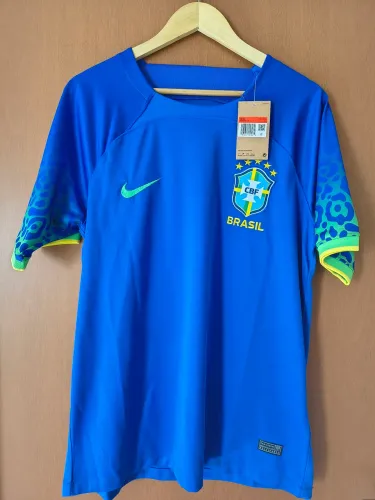 Camiseta Seleção Brasileira 2022 Azul G