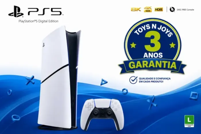 PS5 Slim + 03 Anos de Garantia