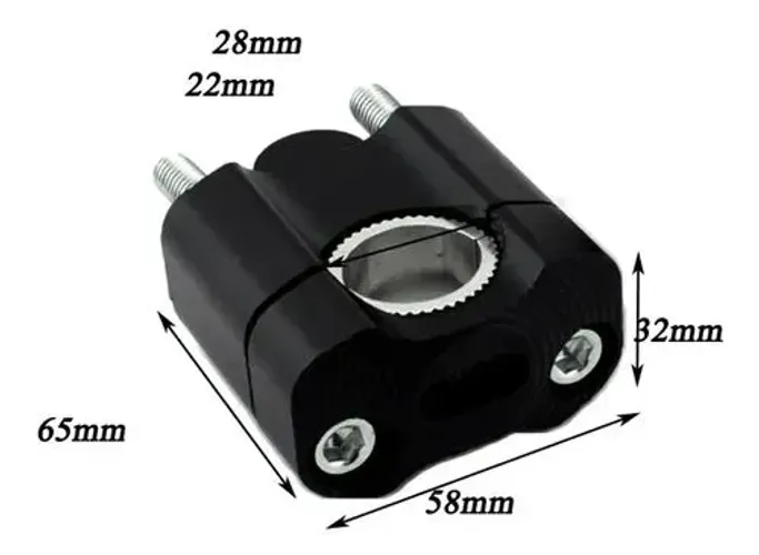 Alongador de Guidão 22mm ou 28mm