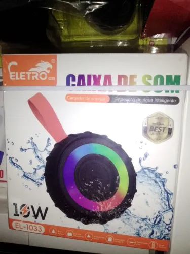 Caixa de Som Bluetooth 10w Prova d'água - Faço Entrega 