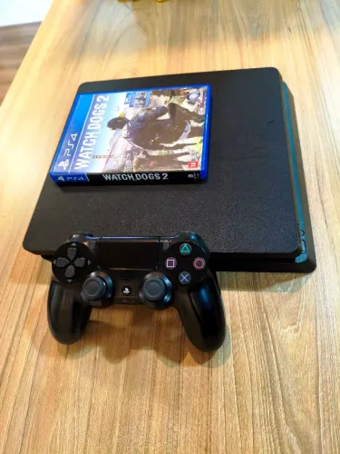 PS4 Slim impecável controle original.