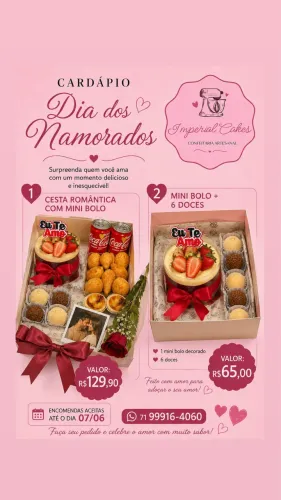 Caixa dia dos namorados