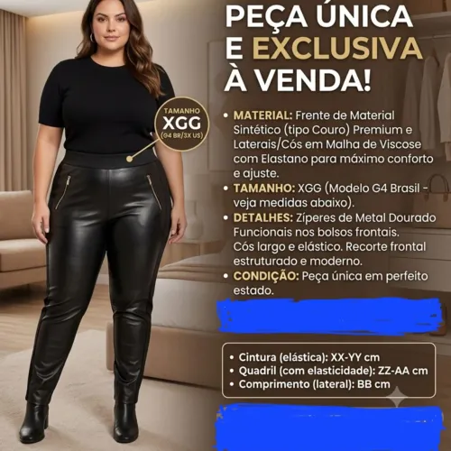 Calça tipo leg