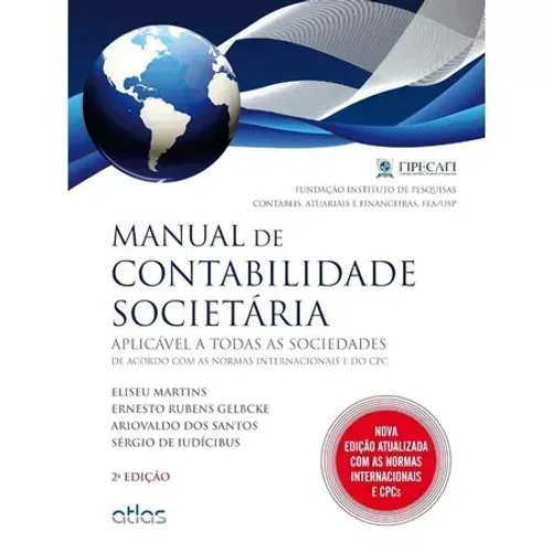 Livro: Manual de Contabilidade Societária 2ª Edição
