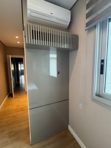 Painel MDF com Detalhe Ripado