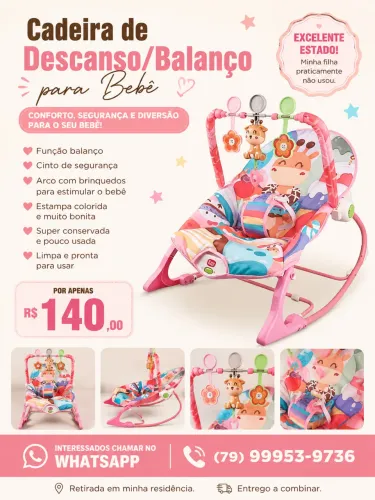 Cadeirinha de bebê 