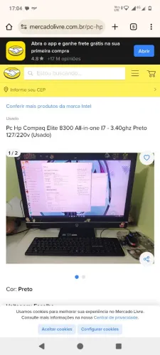 Pc Hp compa elite 8300