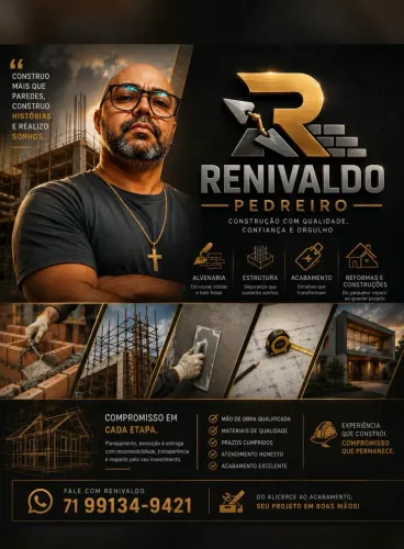 Pedreiro disponível
