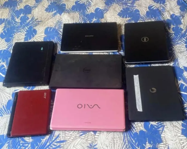Lote de notebook completos 7 peças