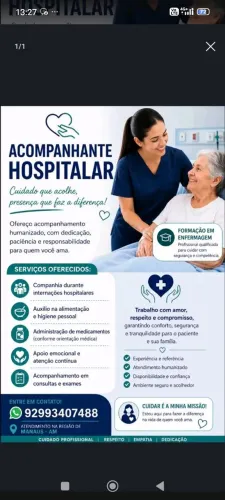 Acompanhante hospitar ou domiciliar