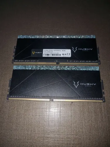 Memória RAM Husky Gaming Storm RGB, 2x8GB, 3200MHZ, DDR4- CL22, Preto - HGMFO18