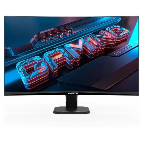 Monitor Gamer Gigabyte 27" - Curvo, 180Hz, Full HD, 1ms, DisplayPort e HDMI