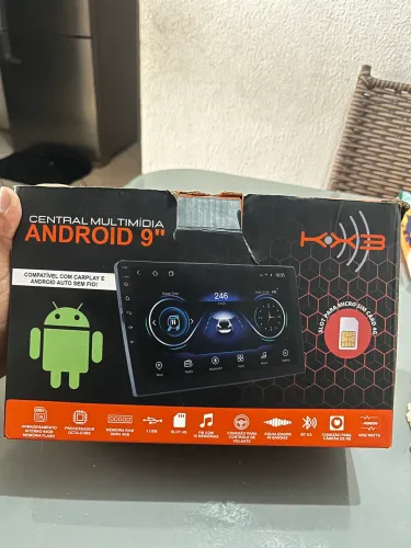 CENTRAL MULTIMÍDIA KX3 9ANDROID - 4GB/64GB