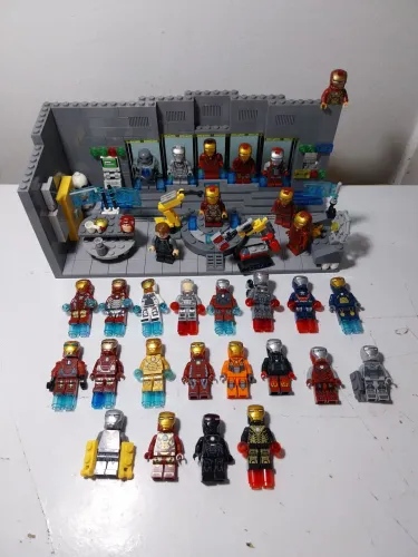 Lego (Similar) Laboratório Tony Stark Iron Man Raro