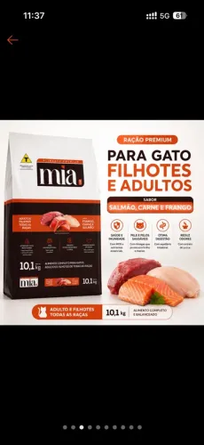Ração Gato 10kg Filhote Adulto Mia Cat Premium 27% Proteína