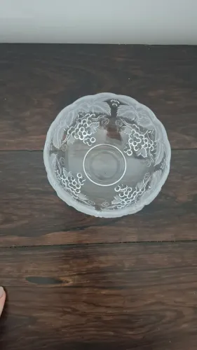 Potinho de vidro trabalhado