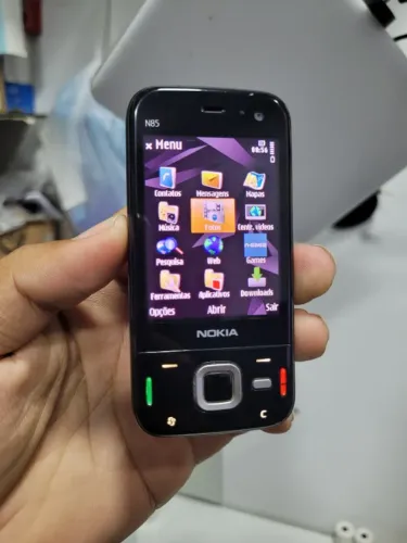 Nokia N85 Celular Antigo Retrô Vintage Coleção Colecionador