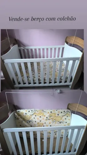 Berço com colchão