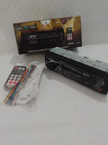 Som automotivo mp3 com porta USB