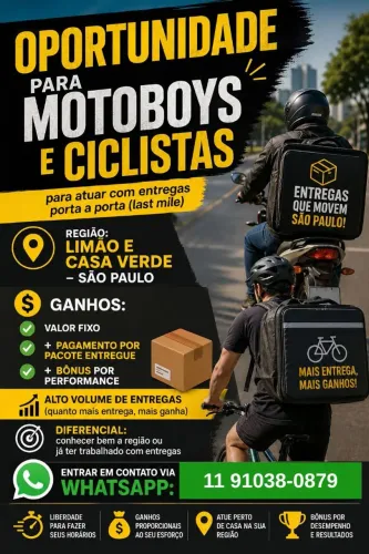 Estamos agregando motoboy e bikerboy 