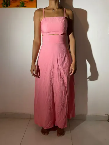 Vestido Longo Rosa