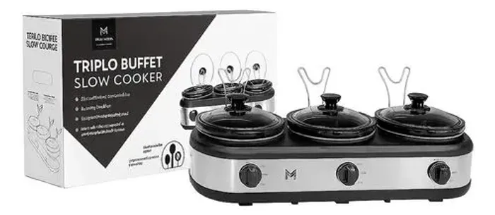 Triplo buffet slow cooker - novo