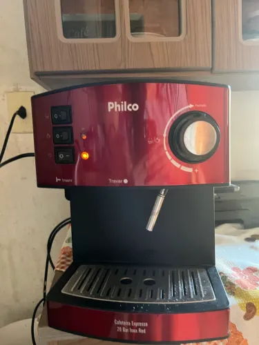 Cafeteira Expresso Philco 20 Bar Inox Red Pcf24